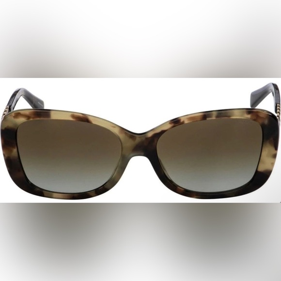 Coach Green Tortoise Sunglasses - NWT - Picture 1 of 3